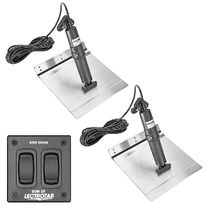 LECTROTAB XKA 9X12 ALUMINUM ALLOY TRIM TAB KIT W/ ROCKER