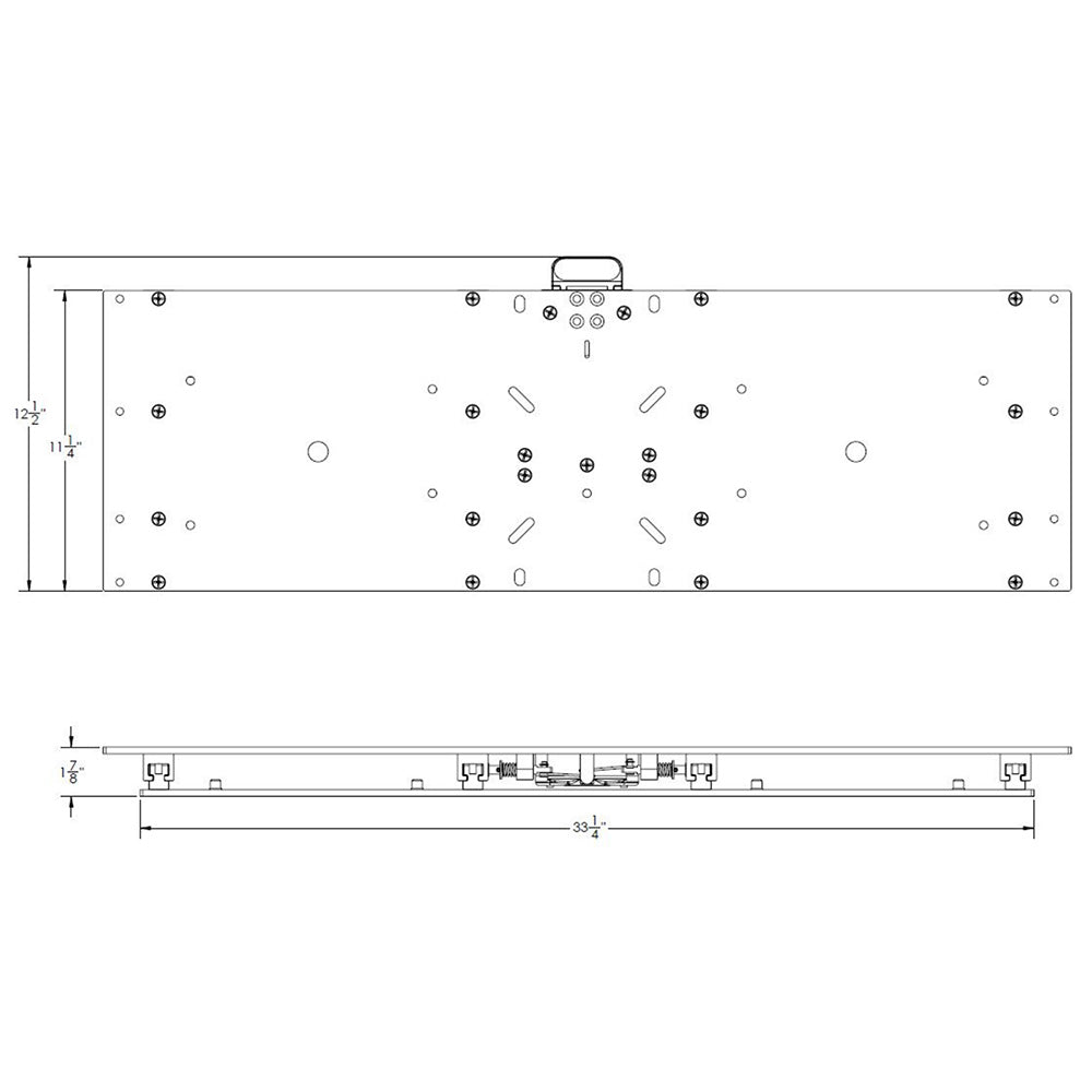 TACO 11-1/8" x 36" Manual Seat Slide [M20-3611]