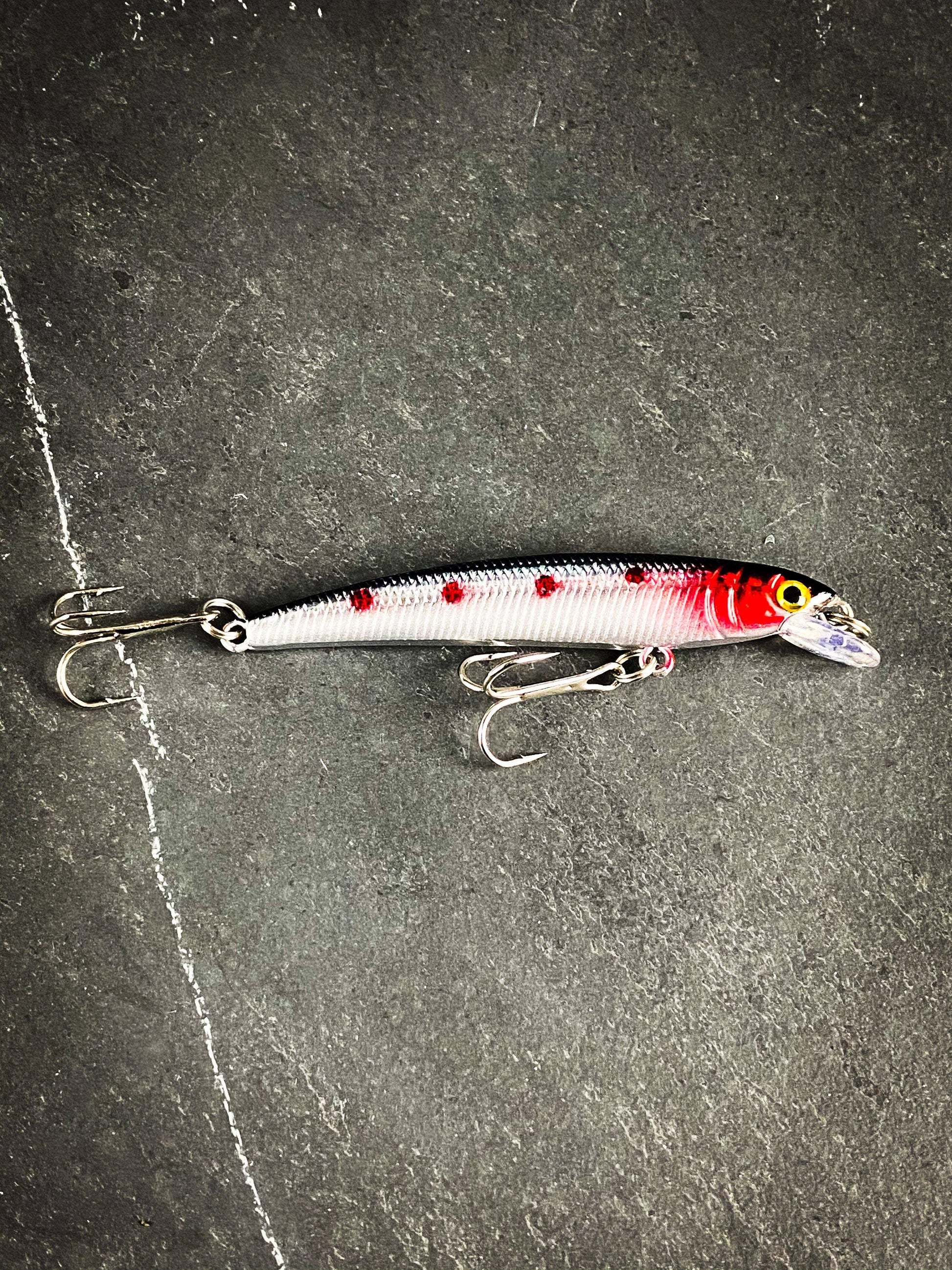 Outdoor Junction Series Skinny Long Hard Crankbait Sinking Minnow: Blu