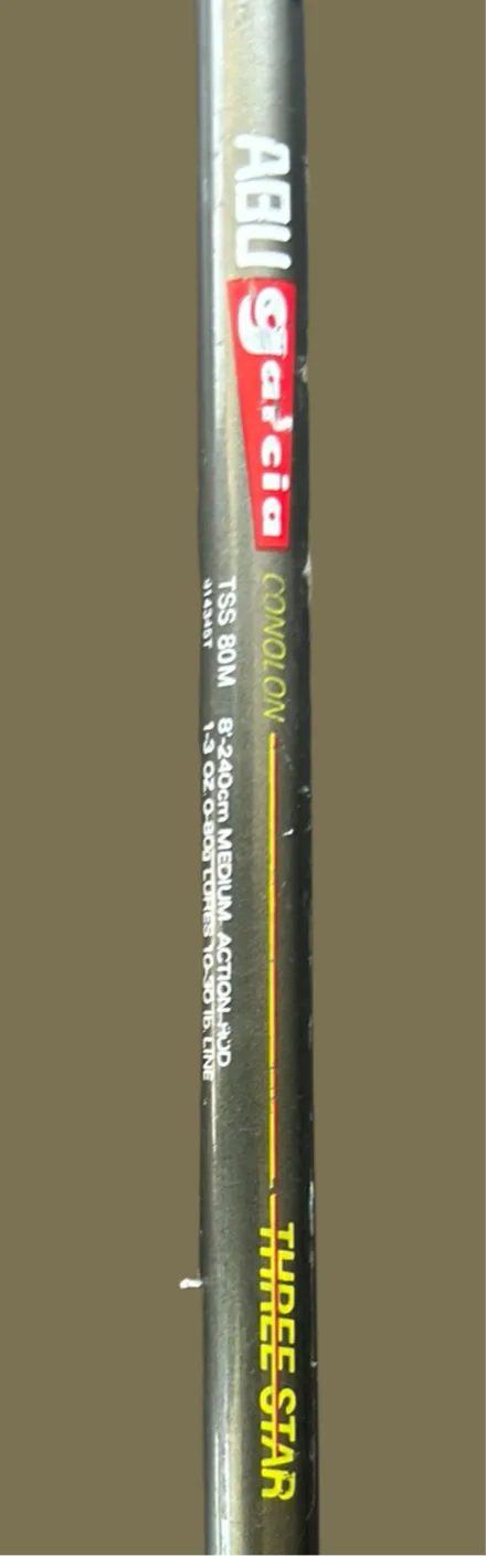 Abu Garcia Conolon Three Star TSS 80M 8’ Rod M-H Duty