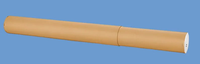 2-Piece Adjustable Kraft Mailing Tubes With End Caps - 3 1⁄4 X 60 - 120", .18" Thick (FRTU32560120)