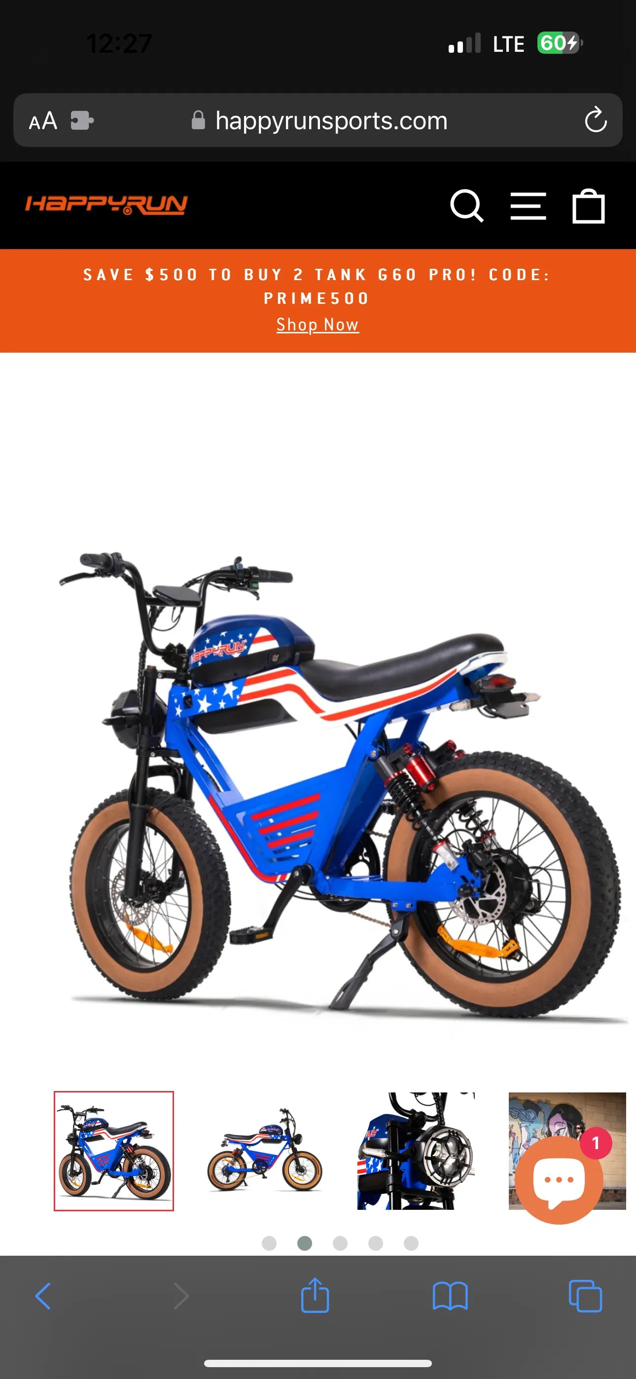 | Happy Run G100 E-Bike | Dual Battery | Performance & Competition Rated |