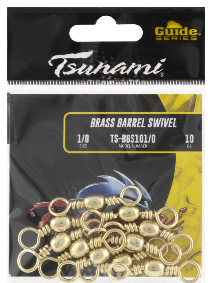 Tsunami Premium Tackle | Brass Barrel Swivel 1/0