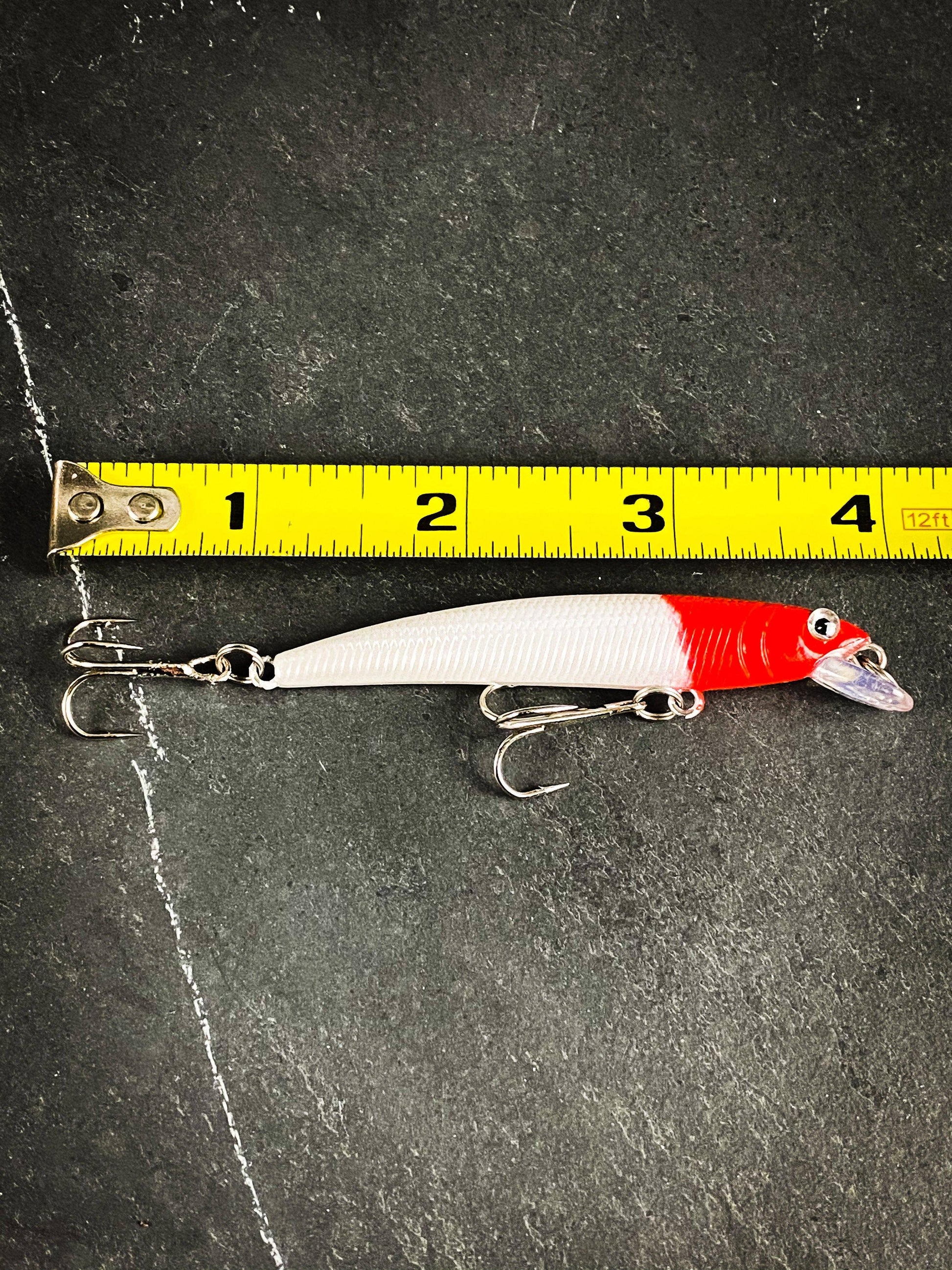 Outdoor Junction Series Skinny Long Hard Crankbait Sinking Minnow: Blu