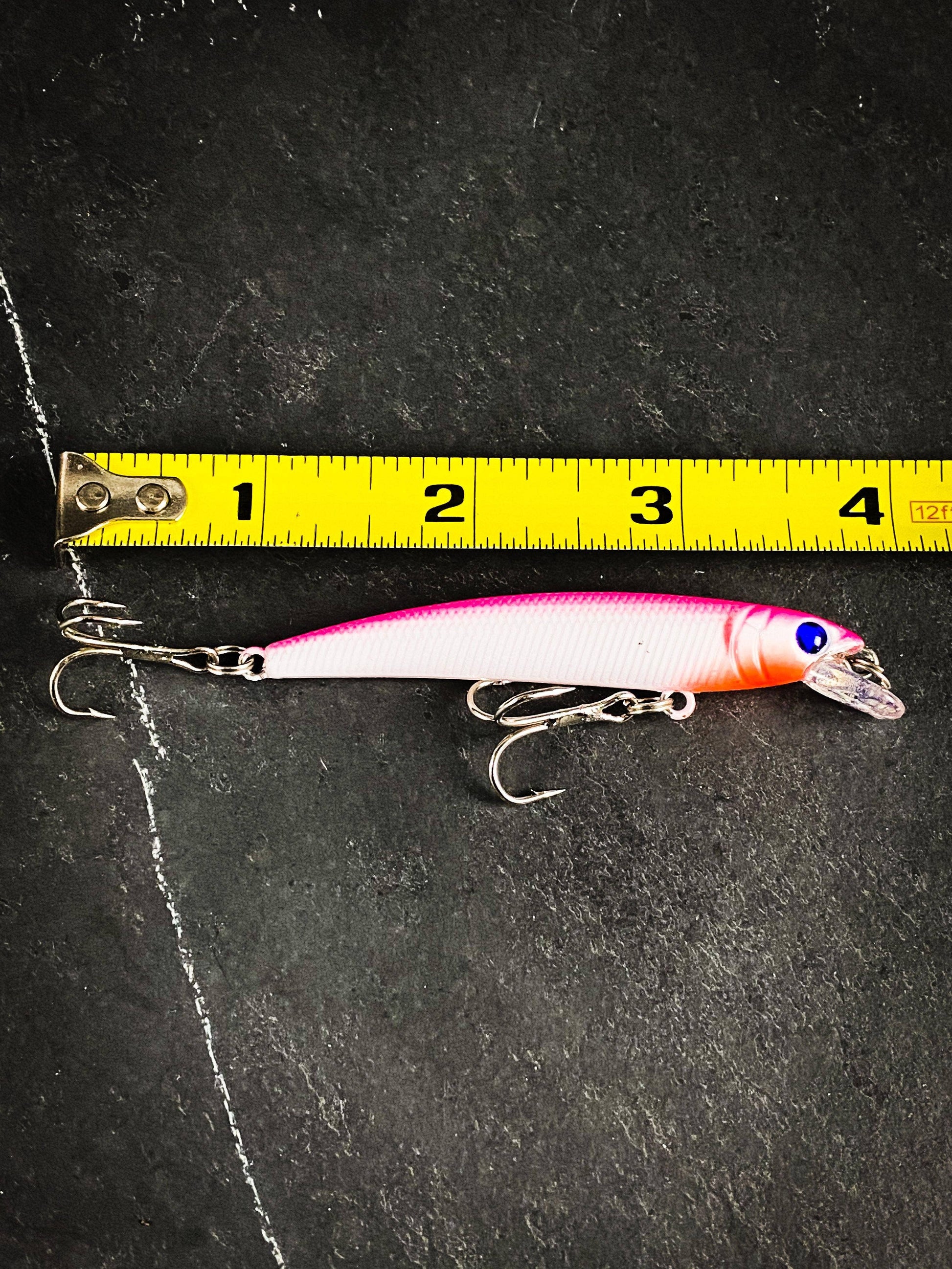 Outdoor Junction Series Skinny Long Hard Crankbait Sinking Minnow: Blu