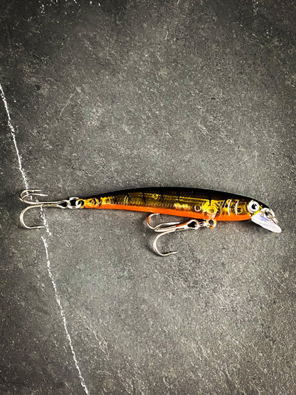 Outdoor Junction Series Skinny Long Hard Crankbait Sinking Minnow: Blu