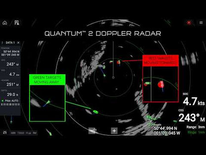 Raymarine Quantum 2 Q24D Radar Doppler w/10M Power Data Cables