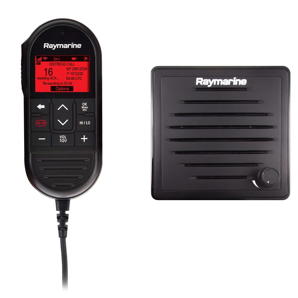 Raymarine Ray90 Wired Second Station Kit w/Passive Speaker, RayMic Wir