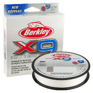 Berkley® x9 Braid CRYSTAL 8LB 328YDS STOCKED