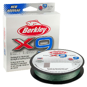 Berkley® x9 Braid LOW-VIS GREEN 15LB 164YDS STOCKED