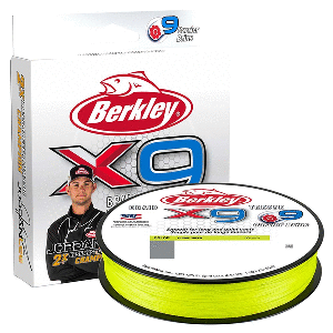 Berkley® x9 Braid JORDAN LEE FLAME GREEN 100LB 219YDS STOCKED