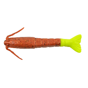 BERKLEY GULP SHRIMP 3" NEW PENNY/CHARTREUSE