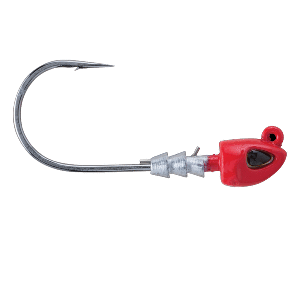 BERKLEY FUSION19™ SWIM-BAIT JIGHEAD RED 3/0 1/8OZ STOCKED