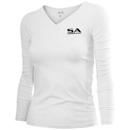 Soul of Adventure Women's Performance Long Sleeve Shirt | White | SA L